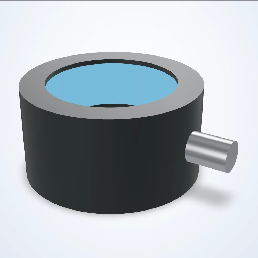 Ringlicht-Serie, 38 mm hoch, 5 Pin M12 männlich A-Codiert