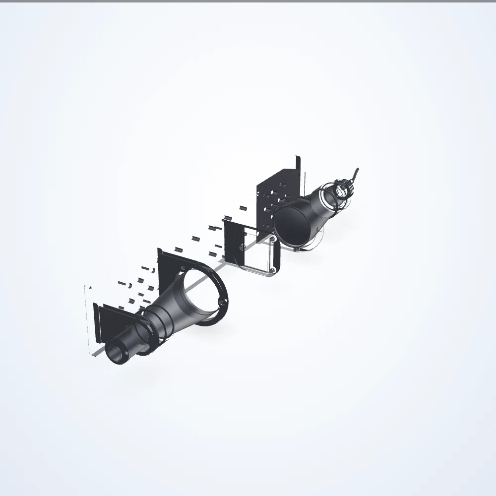 0.157× 텔레센트릭 렌즈, 2/3", C-mount, 파장 520 nm (LS-TCL-0343)