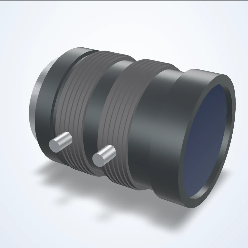 Obiettivo 50 mm, 2/3", C-mount, diametro frontale 24.6 mm, F2.0-22 (LS-FFL-0203)