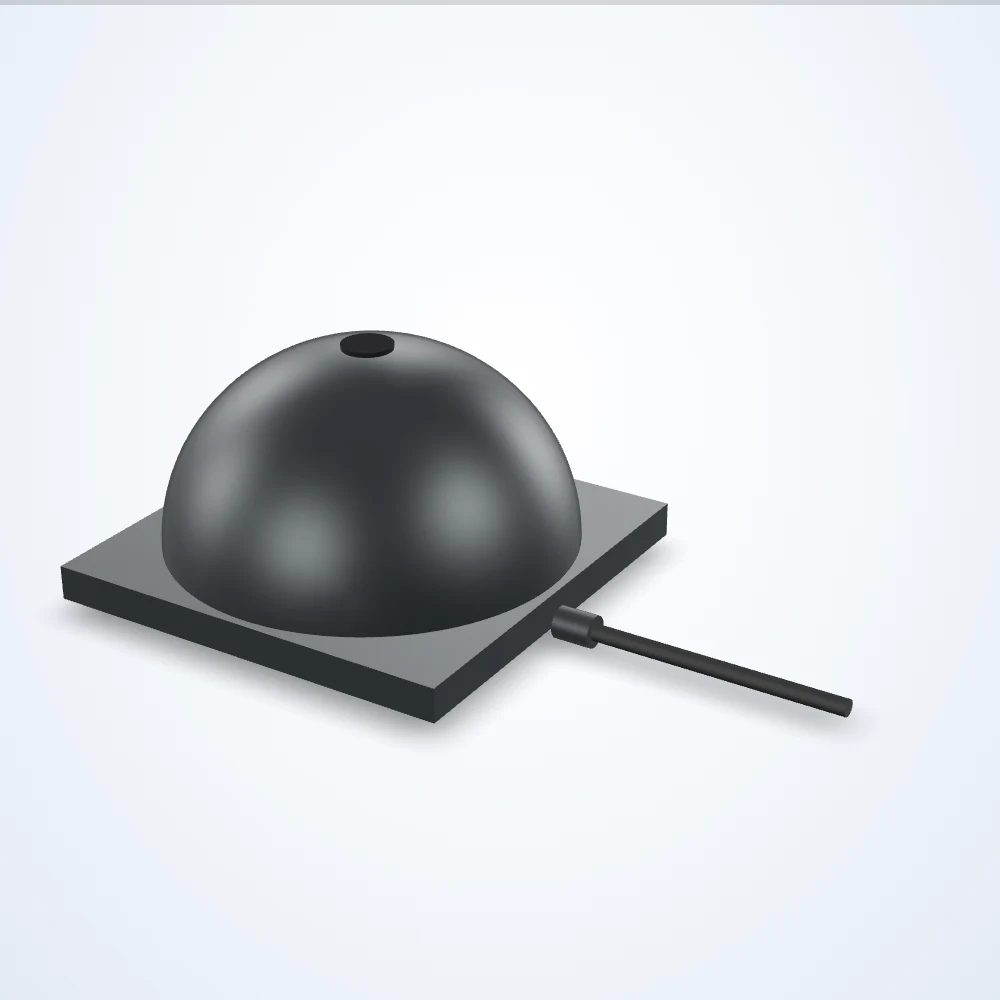 ドーム照明シリーズ、72.9 mm高、フライングリード